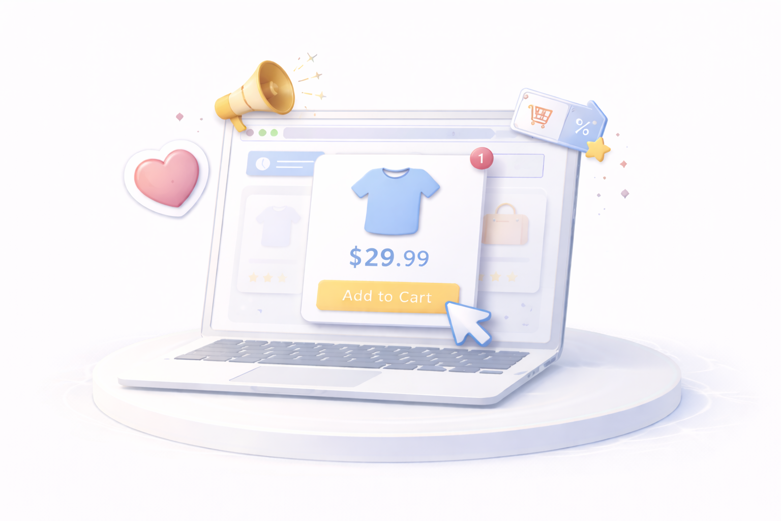 Абстрактно изображение информативна статия от препоръчвани Shopify експерти SEOexpert.bg, представящо статия - Маркетинг-ориентиран Shopify магазин: дизайн, който води към добавяне в количка