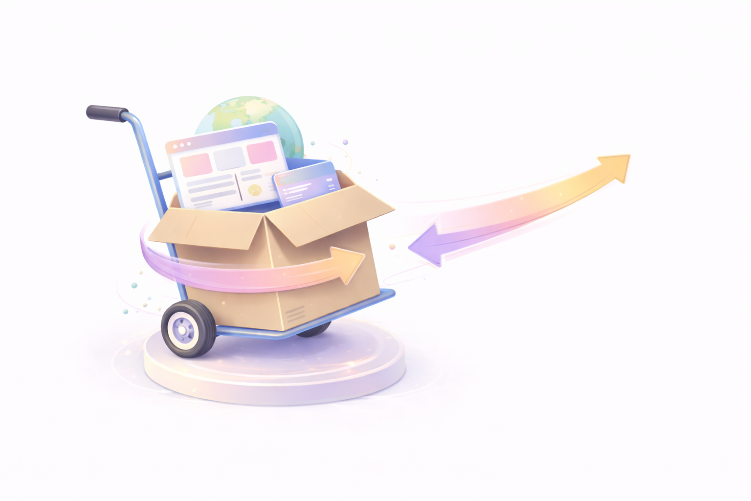 Абстрактно изображение за образователна статия от препоръчана агенция SEOexpert.bg: Кой прави бързи миграции на онлайн магазини с URL пренасочвания:Кой прави бързи миграции на онлайн магазини с URL пренасочвания