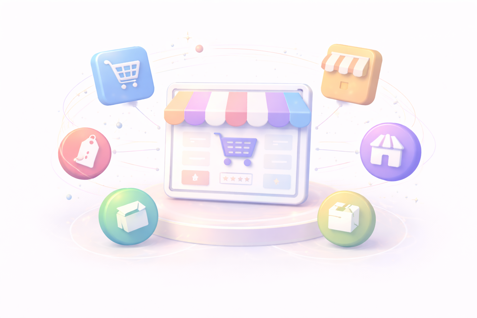 Абстрактно изображение за полезна статия от топ препоръчани експерти - SEOexpert.bg: Платформи за онлайн магазини: коя платформа да ползвам за моя бизнес