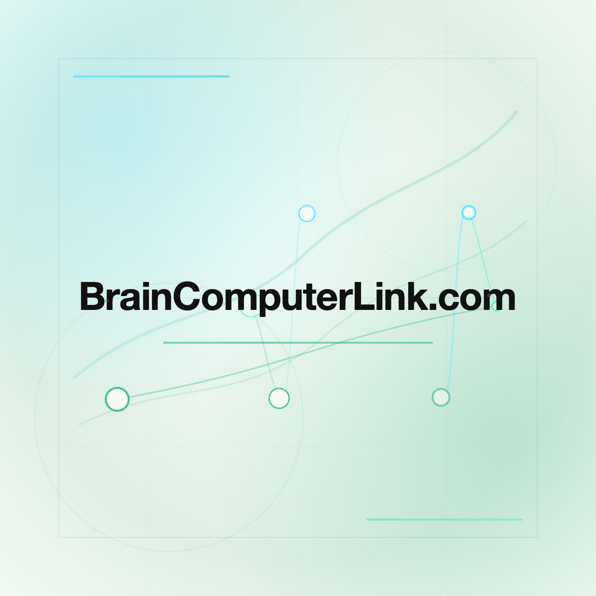 BrainComputerLink.com premium centered domain banner v2