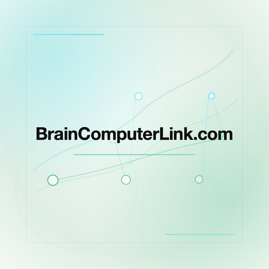 BrainComputerLink.com premium centered domain banner v2