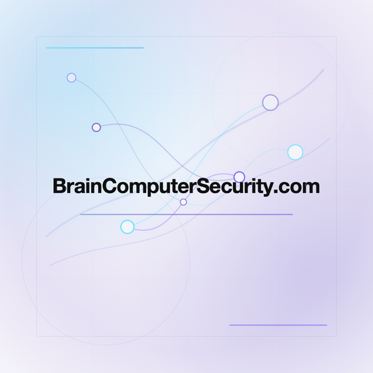 BrainComputerSecurity.com premium centered domain banner v2