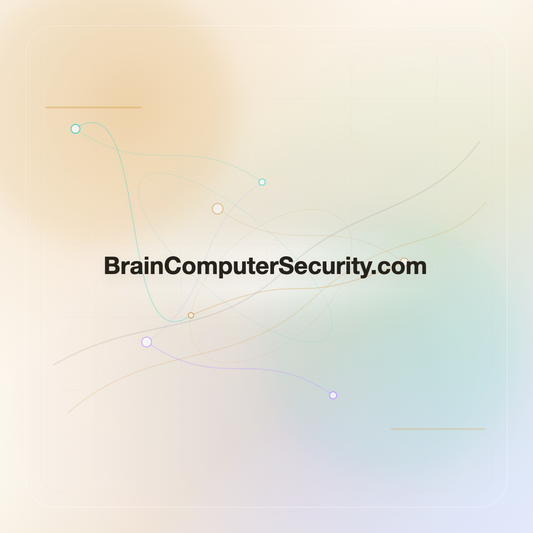 BrainComputerSecurity.com premium opalescent technology domain creative v9