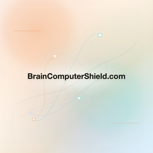 BrainComputerShield.com premium opalescent technology domain creative v9