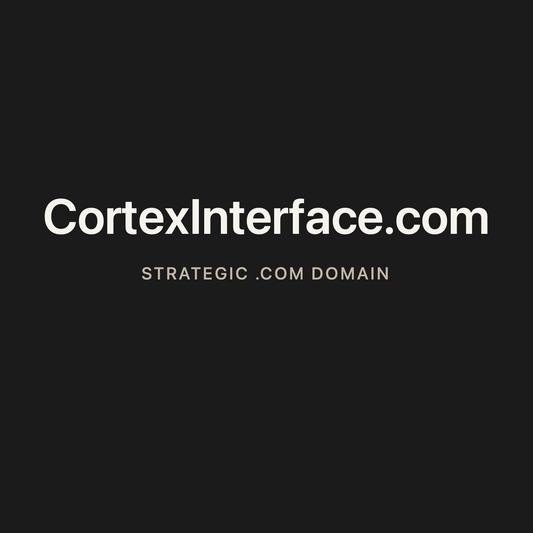 CortexInterface.com strategic solid graphite clean domain creative 2026-06-26