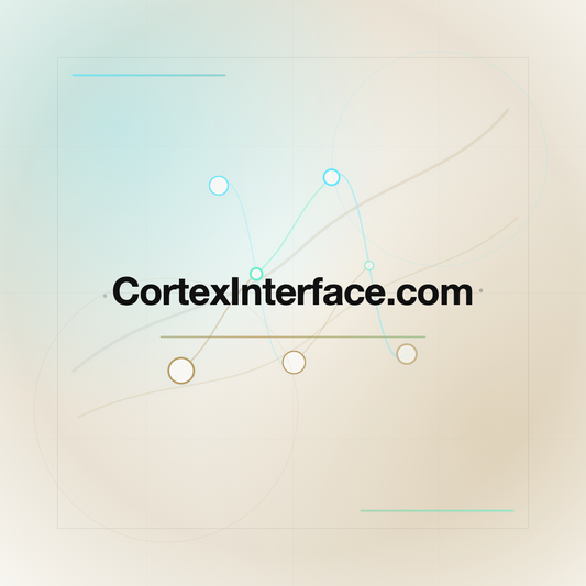 CortexInterface.com premium centered domain banner v2