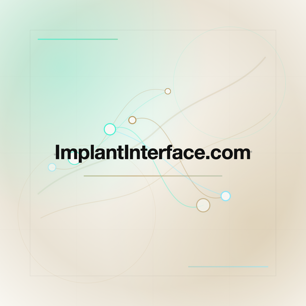 ImplantInterface.com premium centered domain banner v2