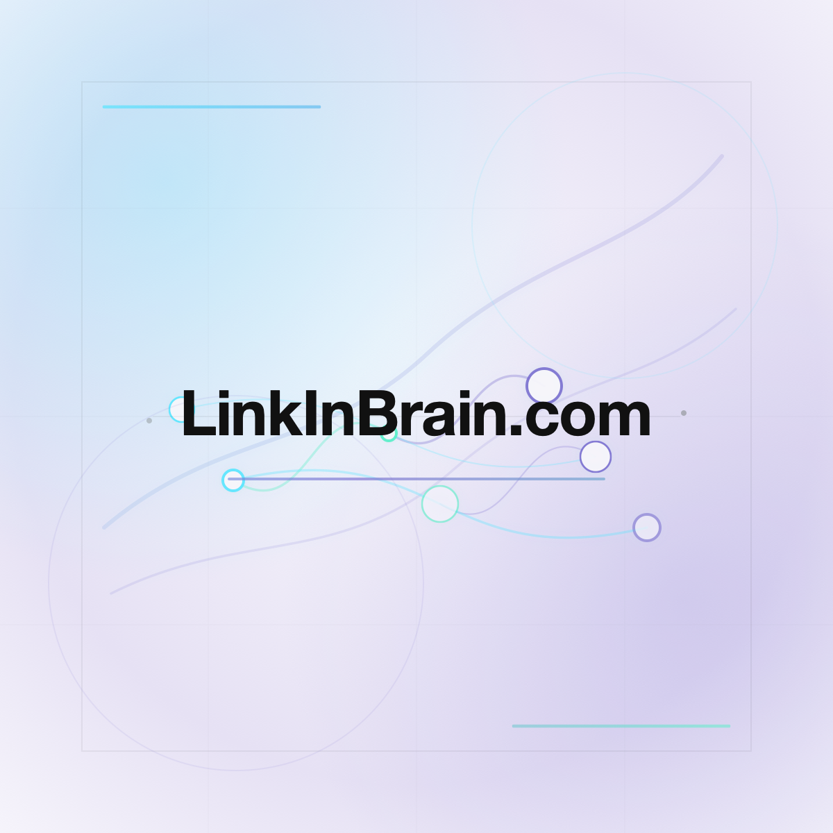 LinkInBrain.com premium centered domain banner v2