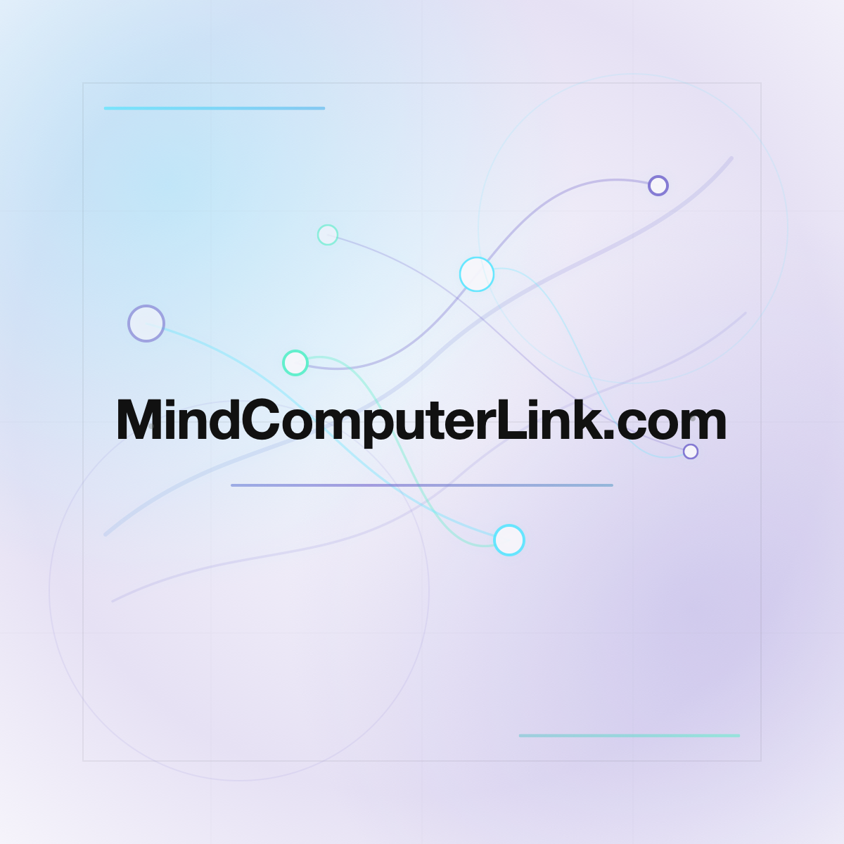 MindComputerLink.com premium centered domain banner v2