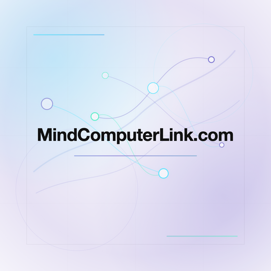 MindComputerLink.com premium centered domain banner v2