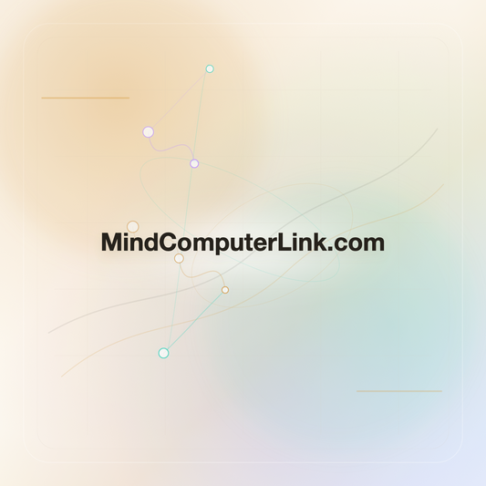 MindComputerLink.com premium opalescent technology domain creative v9