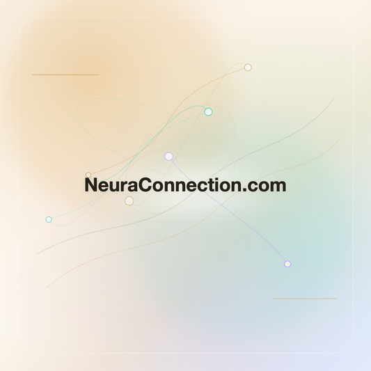 NeuraConnection.com premium opalescent technology domain creative v9