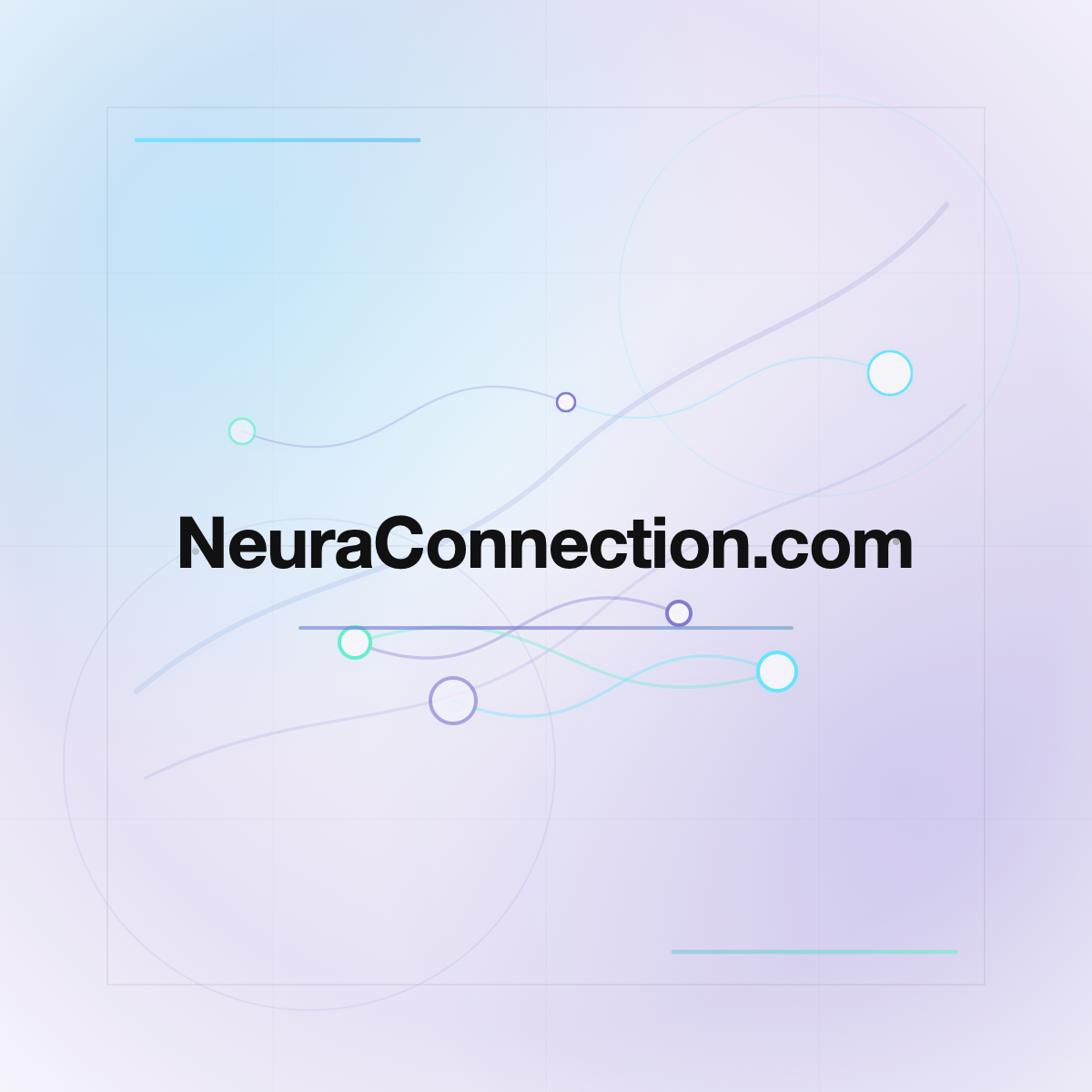 NeuraConnection.com premium centered domain banner v2