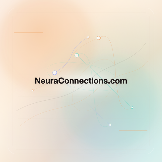 NeuraConnections.com premium opalescent technology domain creative v9