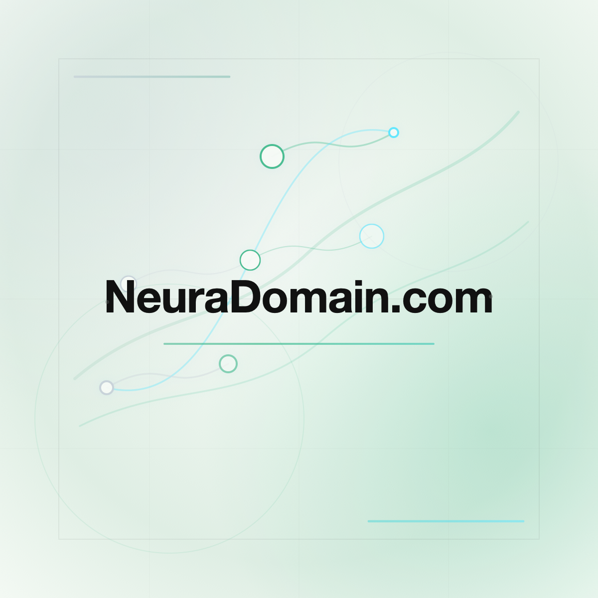 NeuraDomain.com premium centered domain banner v2