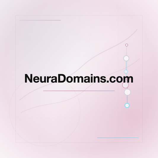 NeuraDomains.com premium centered domain banner v2