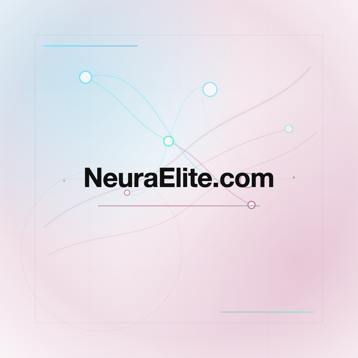 NeuraElite.com premium centered domain banner v2