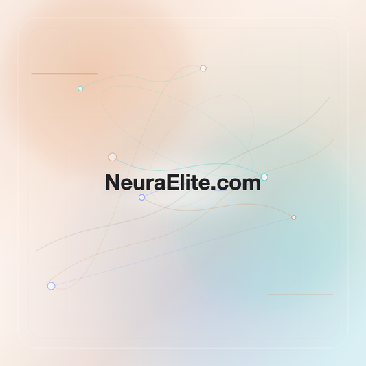 NeuraElite.com premium opalescent technology domain creative v9