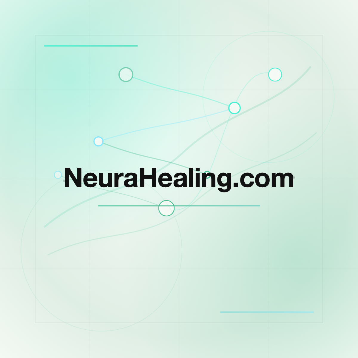 NeuraHealing.com premium centered domain banner v2