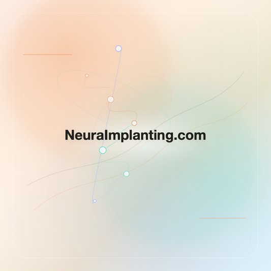 NeuraImplanting.com premium opalescent technology domain creative v9