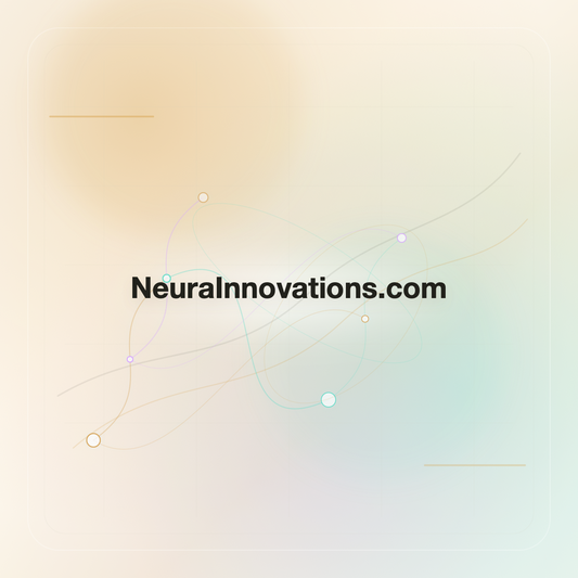NeuraInnovations.com premium opalescent technology domain creative v9