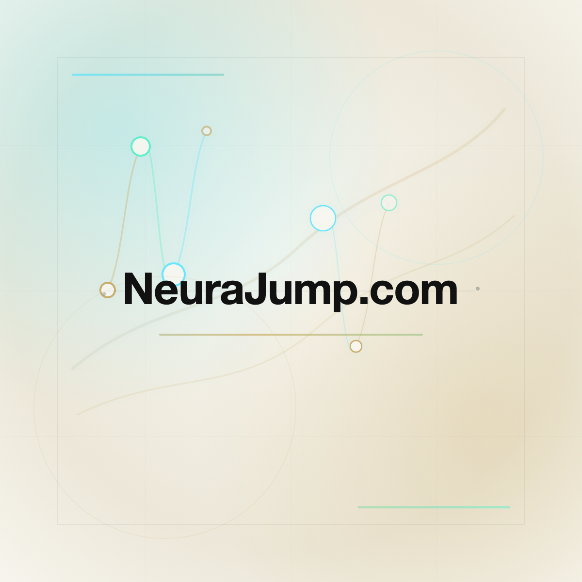 NeuraJump.com premium centered domain banner v2