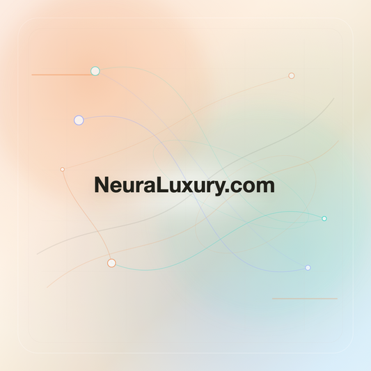 NeuraLuxury.com premium opalescent technology domain creative v9
