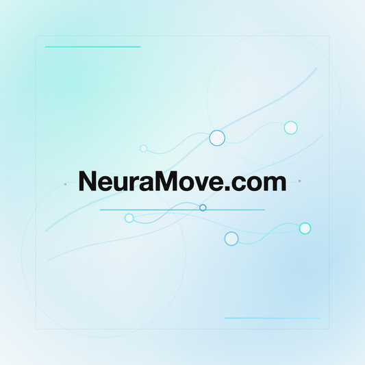 NeuraMove.com premium centered domain banner v2