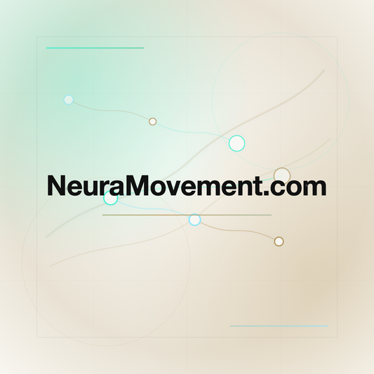 NeuraMovement.com premium centered domain banner v2