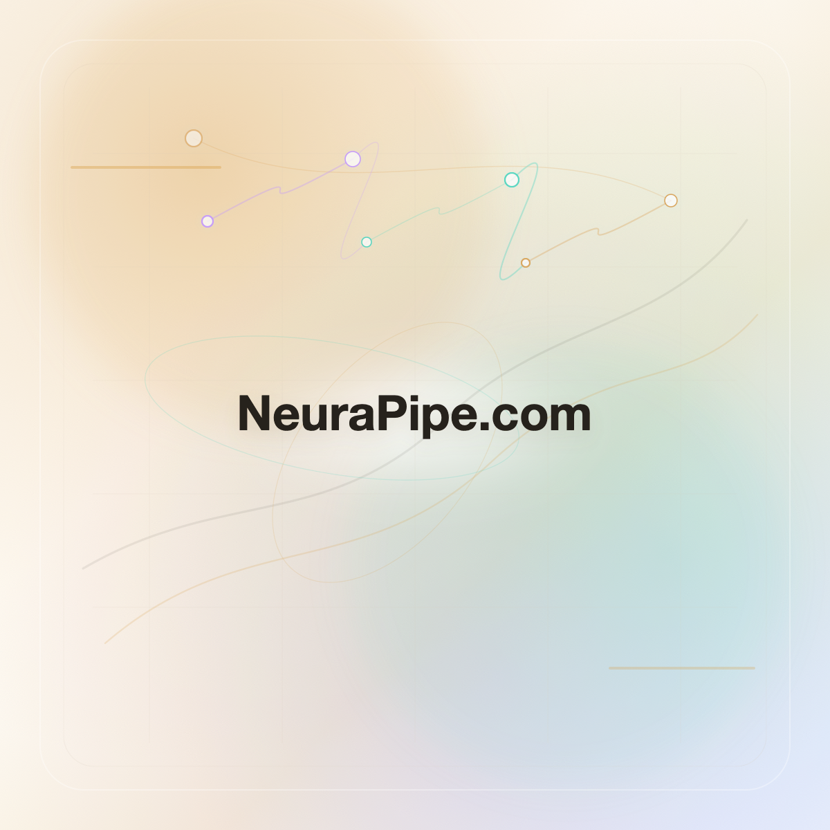 NeuraPipe.com premium opalescent technology domain creative v9