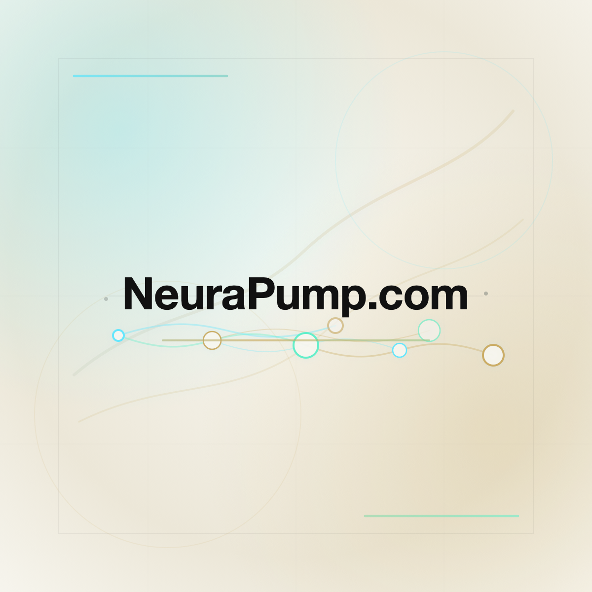 NeuraPump.com premium centered domain banner v2