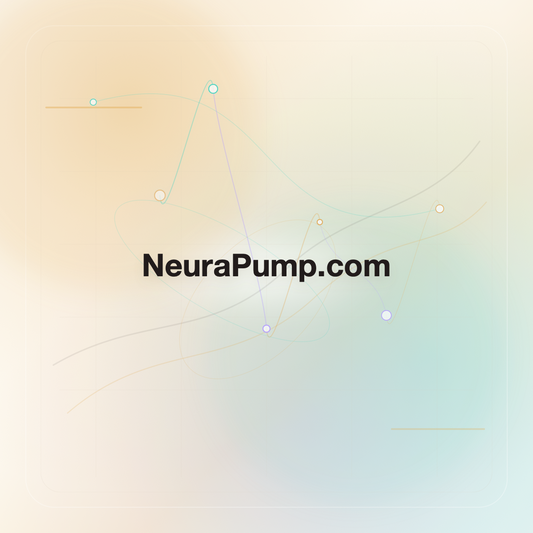 NeuraPump.com premium opalescent technology domain creative v9