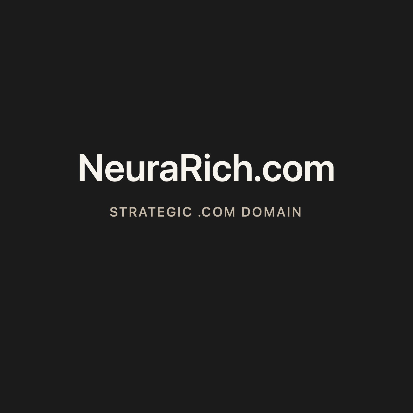 NeuraRich.com strategic solid graphite clean domain creative 2026-06-26