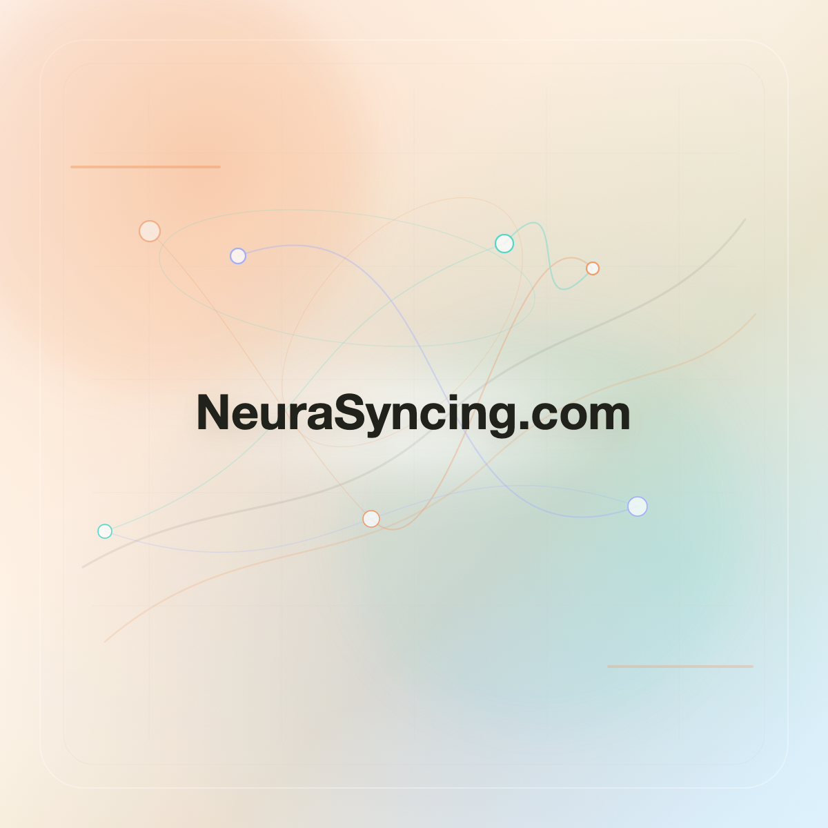 NeuraSyncing.com premium opalescent technology domain creative v9