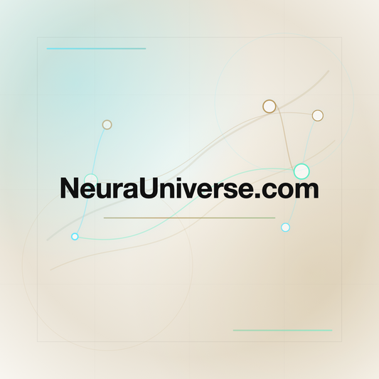 NeuraUniverse.com premium centered domain banner v2