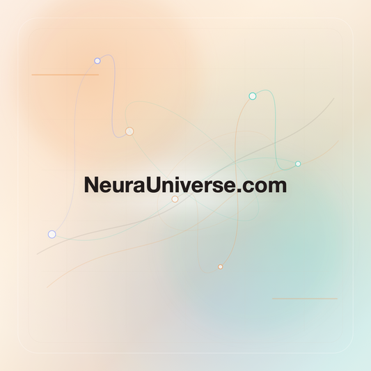 NeuraUniverse.com premium opalescent technology domain creative v9