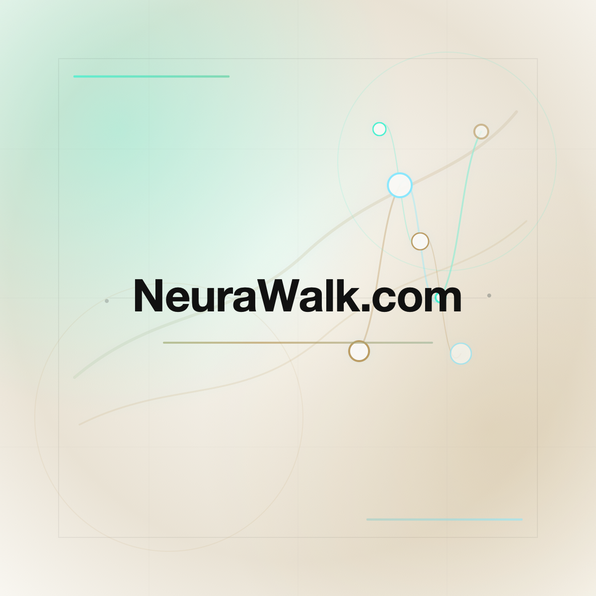 NeuraWalk.com premium centered domain banner v2