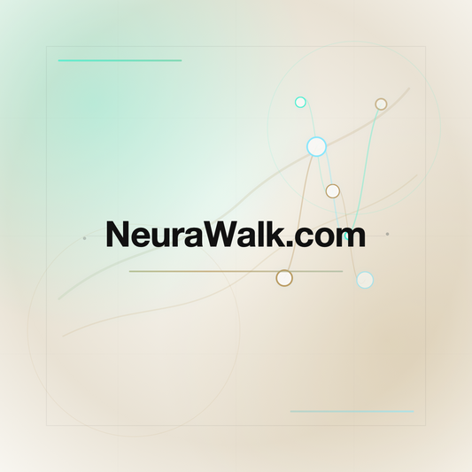 NeuraWalk.com premium centered domain banner v2