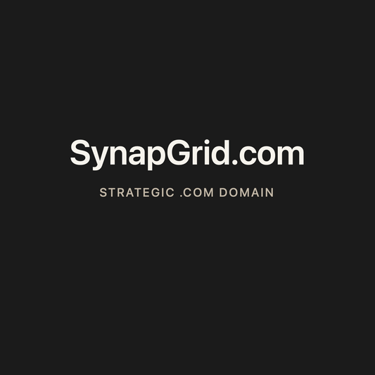 SynapGrid.com strategic solid graphite clean domain creative 2026-06-26