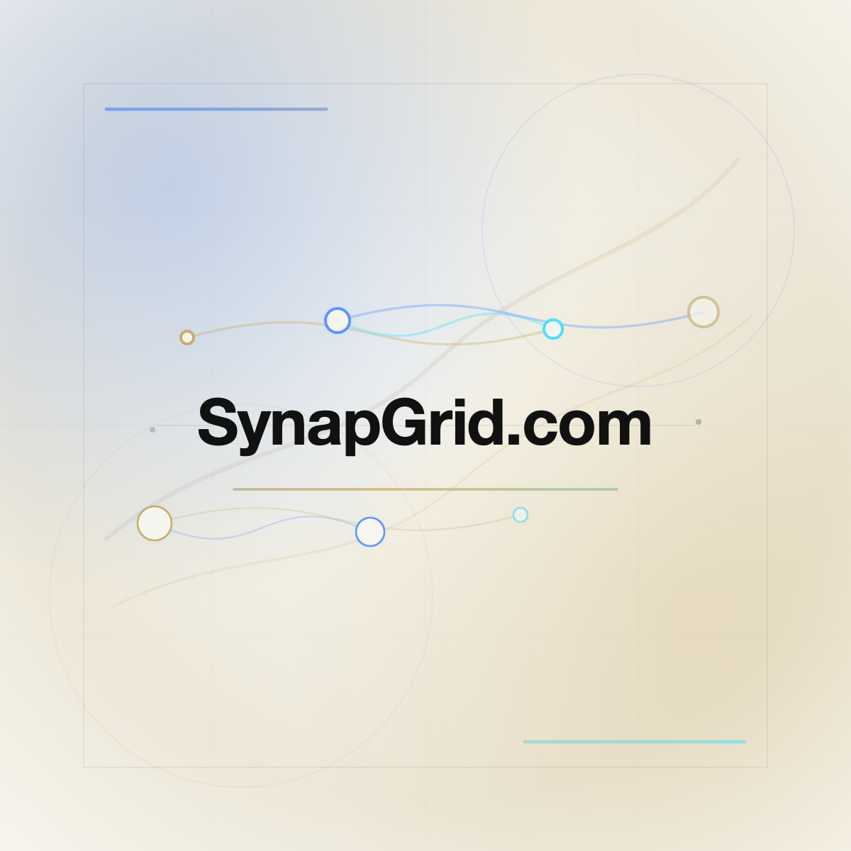 SynapGrid.com premium centered domain banner v2