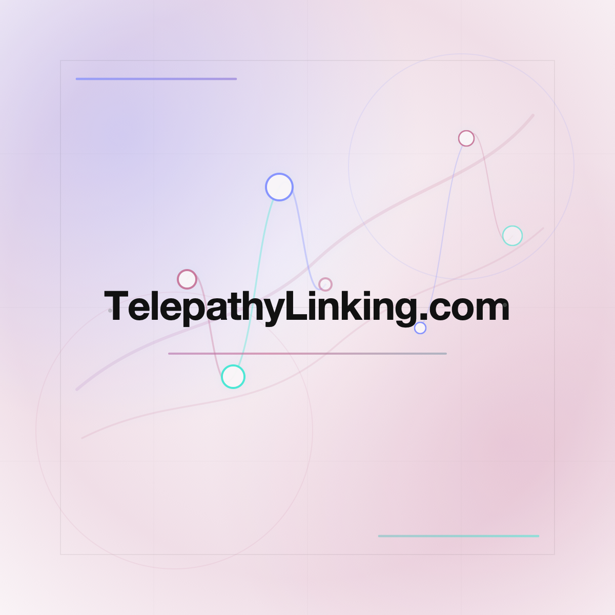 TelepathyLinking.com premium centered domain banner v2