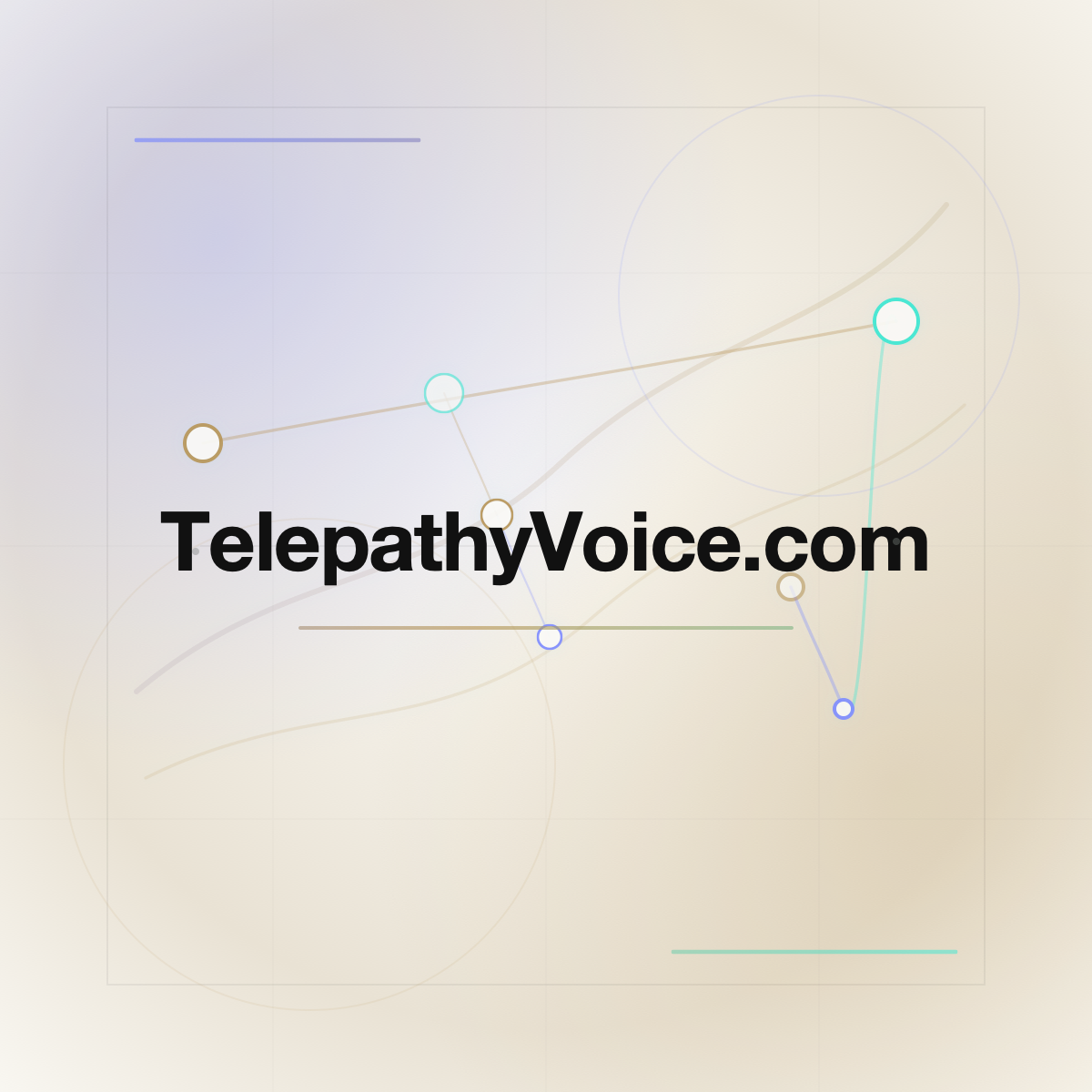 TelepathyVoice.com premium centered domain banner v2