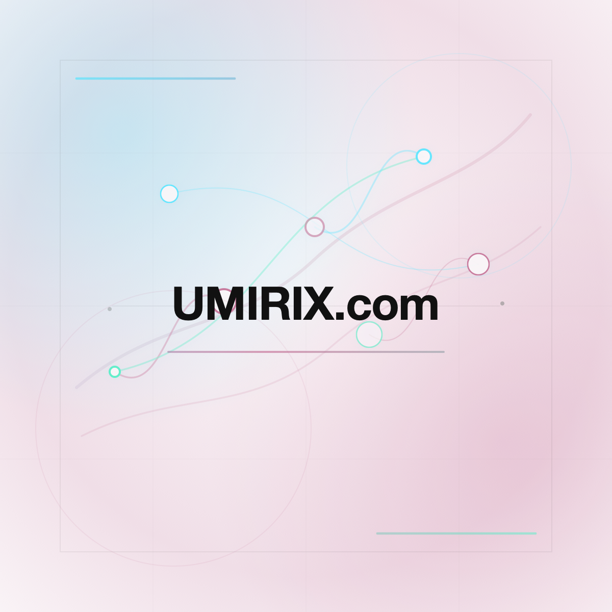 UMIRIX.com premium centered domain banner v2